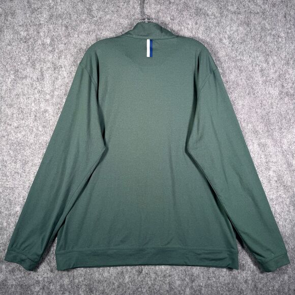 Rhoback 1/4 Zip Pullover Shirt Mens Size XL Green Performance Golf Office Walk - Picture 9 of 10